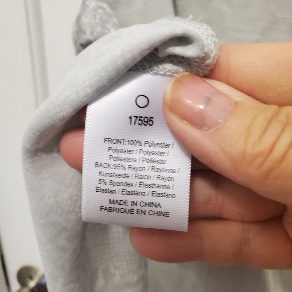 NWT Dolan Left Coast Collection Anthropologie Grey Python Print Pleated Blouse S - Picture 11 of 11